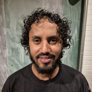 Selim Osman, a cleans at the University of Winnipeg for Dexterra Canada.